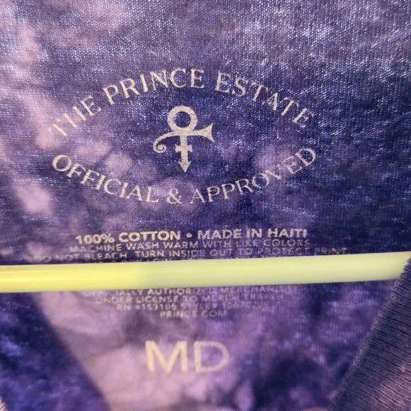 Prince Purple Rain T-shirt Medium Tie Dye- Prince Estates Official - Picture 4 of 4